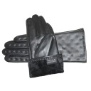 Gants en cuir noirs pour femmes 3