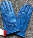Gants en cuir pour femmes avec nœud 4
