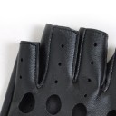 Gants en cuir pour femmes sans doigts 3