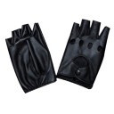 Gants en cuir pour femmes sans doigts 5
