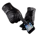 Gants en cuir pour hommes avec ceinture 2