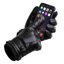 Gants en cuir pour hommes - Noirs 3