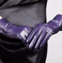 Gants en cuir véritable pour femmes J824 10