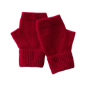 Gants en laine tricotés pour femmes Taille universelle Gants d'hiver chauds Matériau naturel réconfortant Gants tricotés confortables pour le froid 4