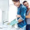 Gants en silicone pour le lavage de la vaisselle 2