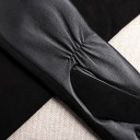 Gants longs en cuir pour femmes 4