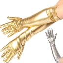 Gants longs métalliques pour femmes 3