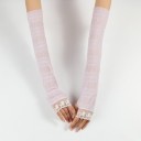 Gants longs pour femmes avec dentelle 7