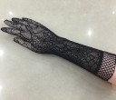 Gants longs pour femmes avec toile d'araignée 2