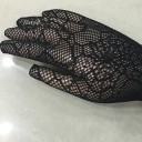Gants longs pour femmes avec toile d'araignée 1