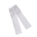 Gants longs sans doigts pour femmes avec paillettes en polyester respirant noirs pour occasions festives et soirées 6