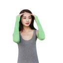 Gants longs sans doigts pour femmes 5