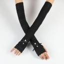 Gants longs sans doigts pour femmes 3