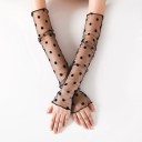 Gants longs transparents pour femmes 2