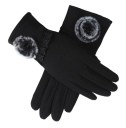Gants pour femmes avec pompon J822 1