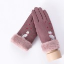 Gants pour femmes avec un chat J2830 6
