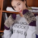 Gants pour femmes en forme de hérisson J2842 3