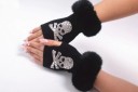 Gants sans doigts pour femmes avec impression J511 7