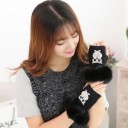 Gants sans doigts pour femmes avec impression J511 9