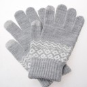 Gants tactiles avec motif 3