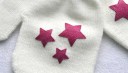 Gants tricotés pour enfants avec impression J586 4