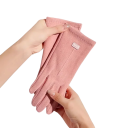 Gants tricotés pour femmes en polyester et acrylique Gants d'hiver chauds et tactiles Tricot doux et confortable Protection des mains par temps 5