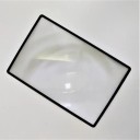 Ganzseitenlupe 18 x 12 cm Rechteckige Leselupe mit Rahmen Flexible Vergrößerungsfolie für Bücher, Zeitungen, Zeitschriften 1