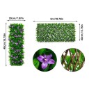 Gard viu artificial din frunze artificiale 40 cm, paravan decorativ verde pentru balcon, grădină și intimitate exterioară 2