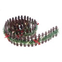 Gardă din lemn cu coroană verde 5 x 90 cm Decorațiune miniaturală cu iluminare LED pentru dioramă, modelism, grădină miniaturală și creație 2