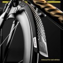 Garde-boue pour vélo 700C Garde-boue prolongé à fixation rapide pour roue avant et arrière Protection universelle contre l'eau et la saleté 3