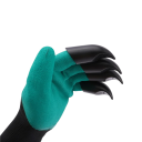 Garden Gloves with 8 Claws for Digging, Planting, Weeding, Sowing, Waterproof Work Gloves for Soil 25 x 15 x 3 cm 1 Pair Green 2