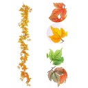 Garland with Artificial Leaves 8