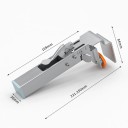 Garra de sujeción para frentes de cajones 25 x 8 x 3 cm Herramienta telescópica ajustable para montaje preciso de muebles 7