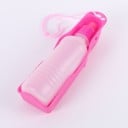 Garrafa de água de viagem para cães 250 ml Bebedouro de plástico com tigela para beber A água é libertada ao pressionar a garrafa 7