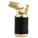 Gaslighter Blå Flamme Vindbestandig Retro Lighter Enkelt Tryk Lås Metal Lighter i Zinklegering 10