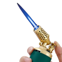 Gaslighter Blå Flamme Vindbestandig Retro Lighter Enkelt Tryk Lås Metal Lighter i Zinklegering 2