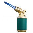 Gaslighter Blå Flamme Vindbestandig Retro Lighter Enkelt Tryk Lås Metal Lighter i Zinklegering 4