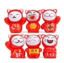 Gato de la suerte en miniatura decorativo, 6 uds. 8