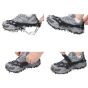 Gatos de acero inoxidable para hielo 32 dientes Tamaño M 36–40 Antideslizantes crampones de escalada equipo turístico Gatos de trekking invernales 3