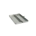 Gaveæske i metal med låg 24,9×11,9×3,3 cm metalæske i form af en kuffert med klipslås til indpakning af gaver og fødevarer 3