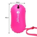 Geamandură de înot 48 x 29 cm Geamandură de siguranță gonflabilă pentru înot PVC ecologic 0,35 mm Geamandură vizibilă pentru apă deschisă 3