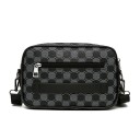 Geantă crossbody pentru bărbați, 24 × 14 × 5 cm, geantă de umăr din piele sintetică, geantă de scris cu roți, design de lux, geantă de mână 5