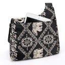 Geantă crossbody pentru femei cu imprimeu Mai multe buzunare cu fermoar Poate încăpea și o tabletă mai mică Curea lată Nylon și poliester 28 x 26 x 5
