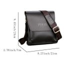 Geantă crossbody verticală din piele pentru bărbați 24×21×7 cm Geantă de umăr polo casual business Geantă documente Paul Geantă elegantă 7