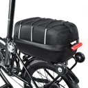 Geantă de bicicletă pentru suportul din spate 10 l 33 x 18 x 16 cm Polyester + EVA 600 g Geantă impermeabilă pentru suportul bicicletei 2