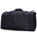 Geantă de călătorie pe umăr cu bretele detașabilă Două mânere cu prindere comună Compartiment principal cu fermoar Nylon și poliester Negru 1