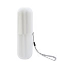Geantă de călătorie pentru periuță și pastă de dinți 19,6 x 6 cm Cutie de protecție portabilă din plastic PP Cutie de igienă pentru camping 1 buc 1