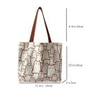 Geantă de cumpărături din pânză cu umăr 35 x 30 x 25 x 5 cm Geantă de damă cu motiv de pisică Geantă de cumpărături modernă Geantă grafică 4