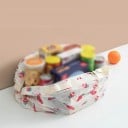 Geantă de cumpărături pliabilă 40 x 40 cm din nailon Geantă rezistentă cu motiv vegetal Geantă pliabilă cu capacitate mare de încărcare 20 kg 4