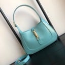 Geantă de damă hobo pentru umăr în formă de semilună 19 x 13 x 3 cm Închidere metalică aurie Mâner ajustabil și curea lungă 5